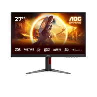 AOC Monitor 27G4HA 27", Full HD, Fast IPS, 200Hz, crno-crveni